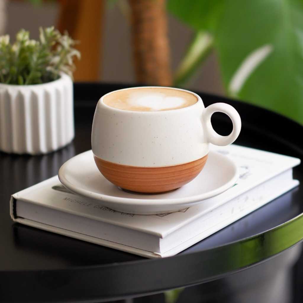 Lumosh - Cera Coffee Cup - Cangkir kopi keramik dan teh keramik yang estetik