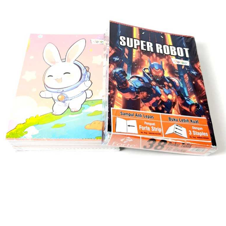 

GROSIR (1packs/10 pcs ) BUKU TULIS FORTE 38 LEMBAR KWARTO