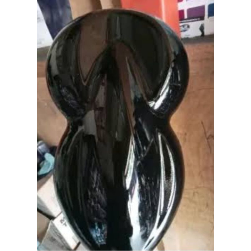 cat hitam pu solid cat motor mobil cat custom/bisa juga buat dasaran cat Monlight Pu