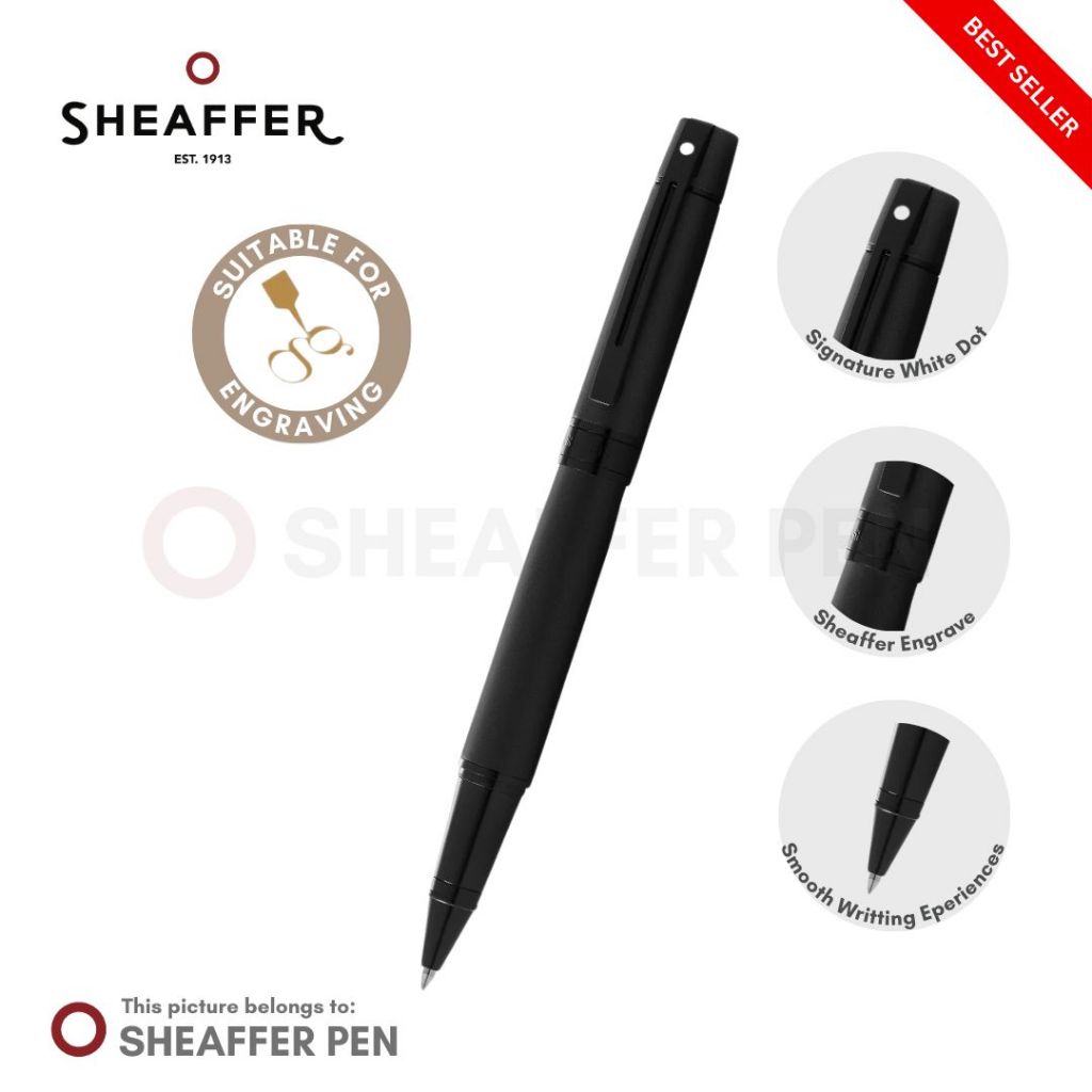 

Sheaffer® 300 Matte Black Lacquer Rollerball Pen