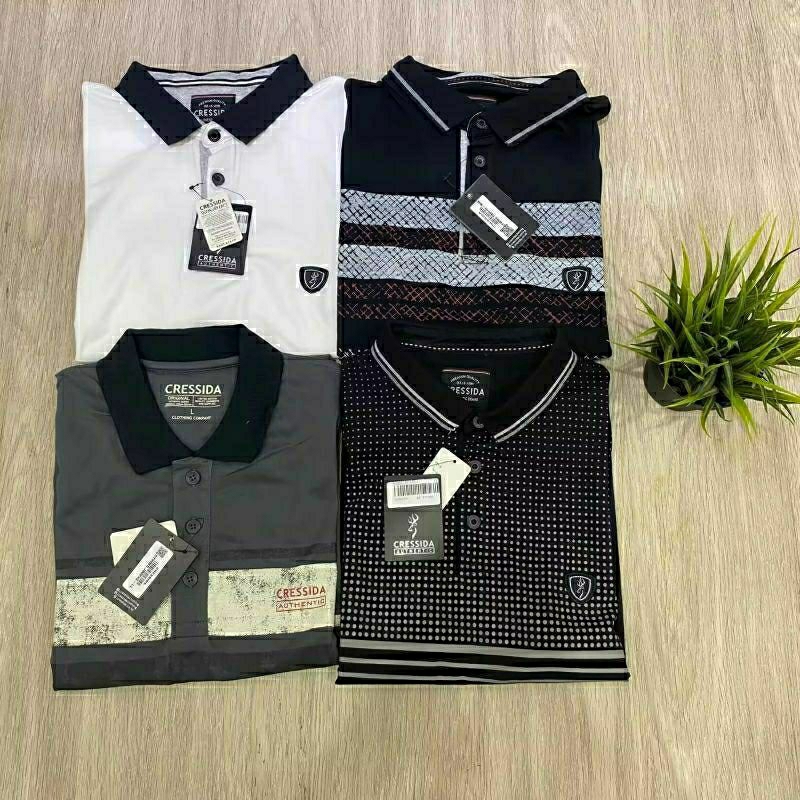 kaos kerah cressida pria original