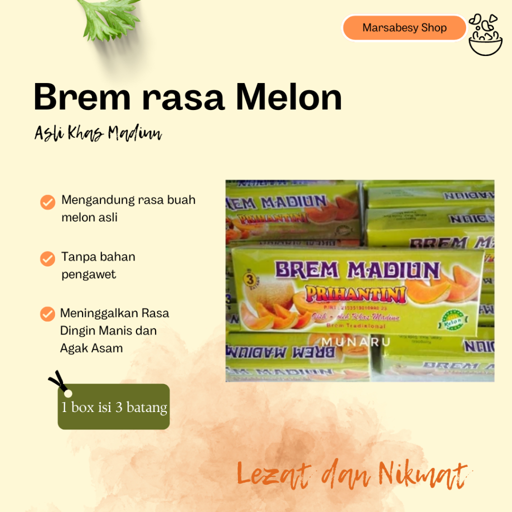 

NEW Brem Madiun Rasa Buah Melon MURAH BERKUALITAS