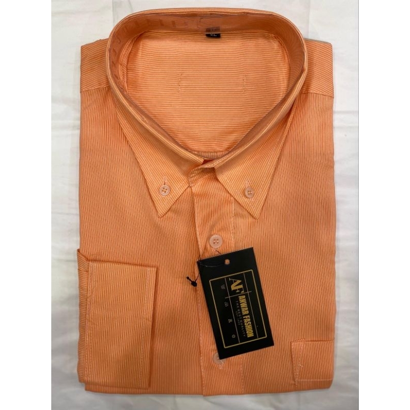kemeja pria warna otak udang /kemeja polos pria