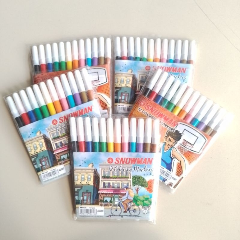 

Spidol Snowman Kecil 6 Warna/12 Warna