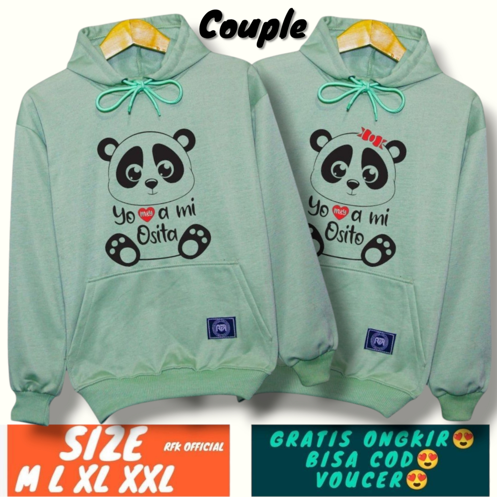 switer couple pasangan 2 pcs / hoodie couple pasangan 2 / jaket couple / baju couple / switer kapela