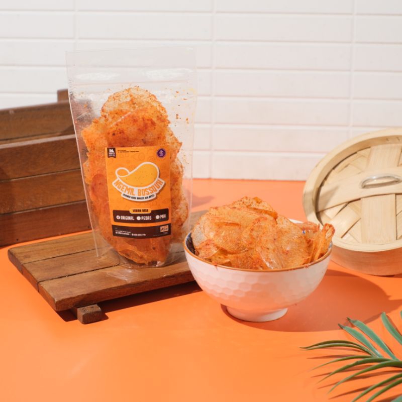 

Kripik Kaca Pedas Daun Jeruk 45gr Enak Gurih Pedas