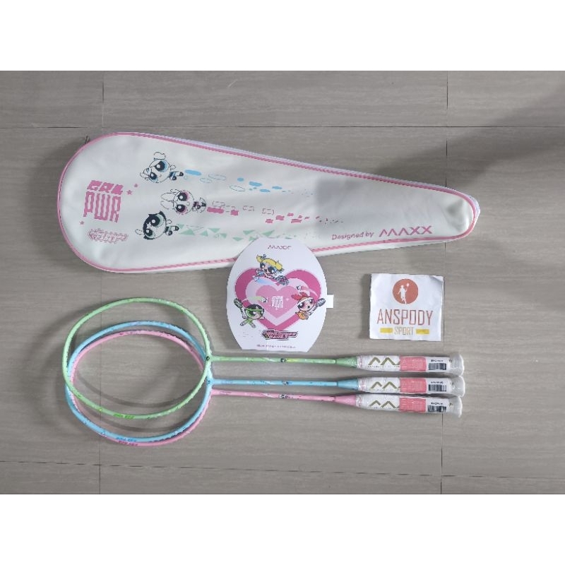 RAKET BADMINTON MAXX POWERPUFF GIRL