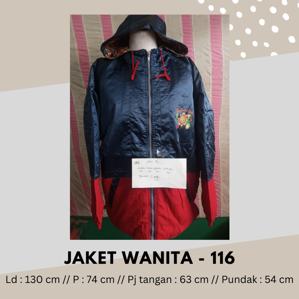 Jaket Wanita Kode 116 | Jaket wanita Jaket motor