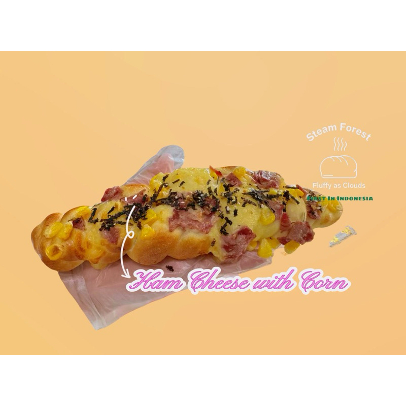

Smoke Beef Cheese with Corn/火腿玉米芝士面包/Ham/Chesee/Corn