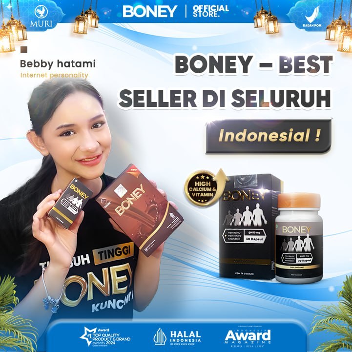 Boney dan Susu Boney / Raih Tinggi Badan Impian Dengan Boney/ Peninggi Badan Rekomendasi BPOM