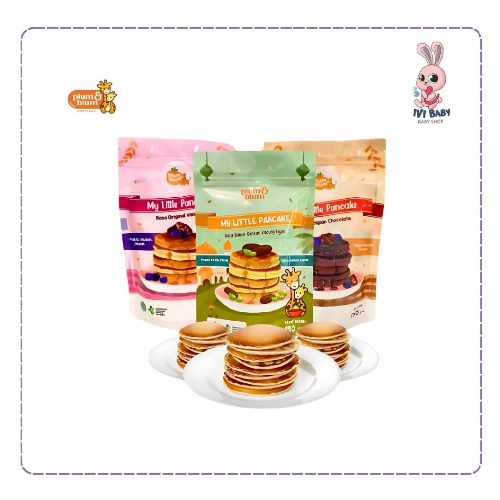 

PlumandBlum Tepung Pancake | Usia 9 Bulan