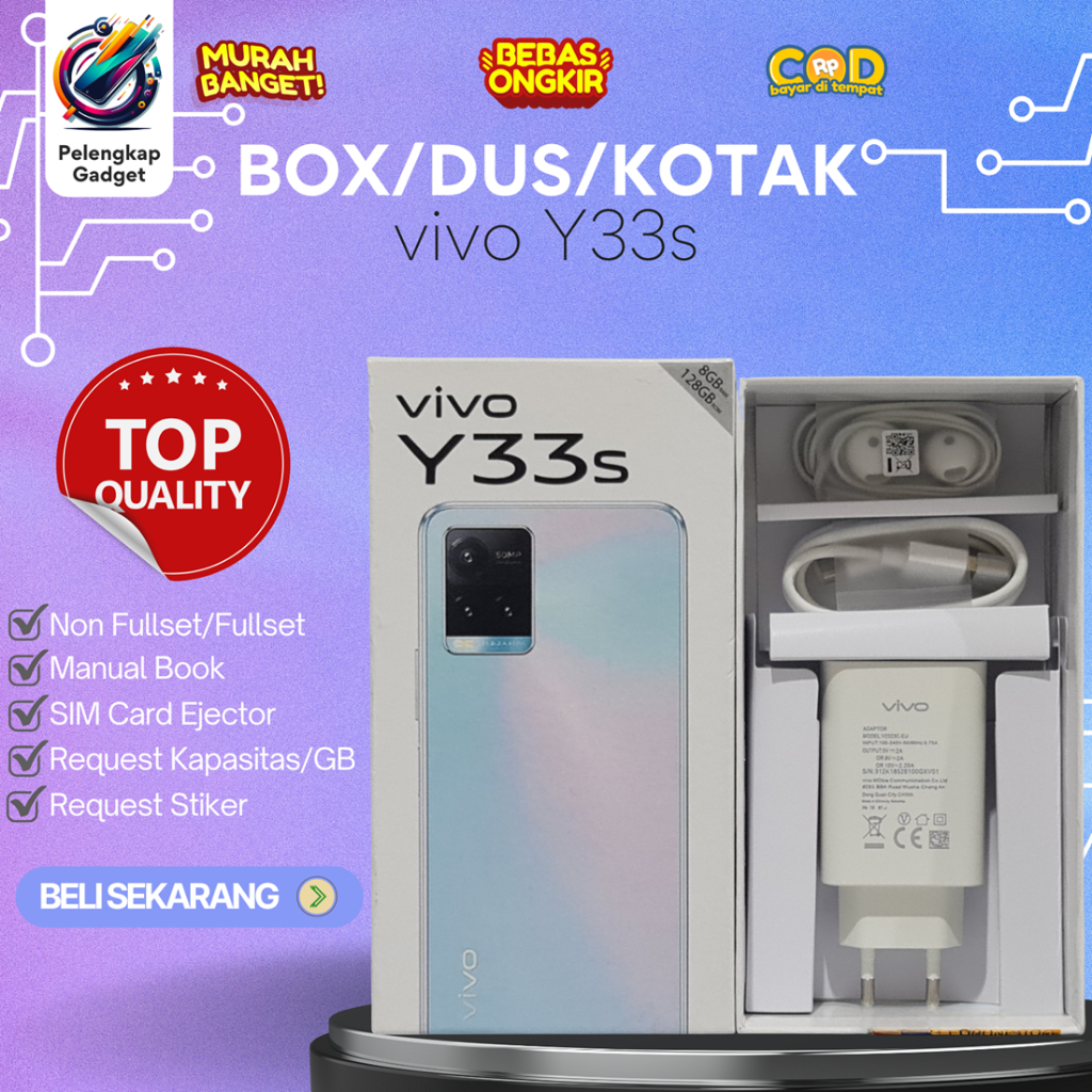 

BOX/DUS/KOTAK vivo Y33s