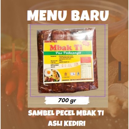 

Sambel Pecel Mbak Ti Kemasan 700g Cocok Untuk Pecinta Pedas Oleh Oleh Khas Kediri