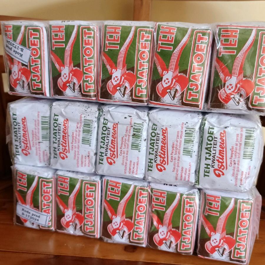 

TEH TJATOET Hijau 1 SLOP isi 10pcs @40gram Organik Alami