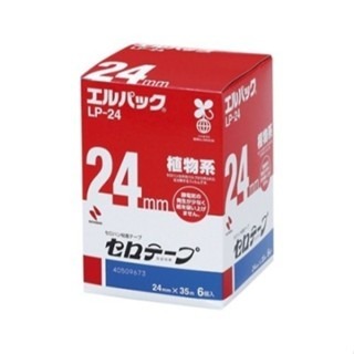 

Nichiban LP-24 Cellophane Tape L-Pack 24mm x 35m (6 Rolls) | Lakban / Isolasi