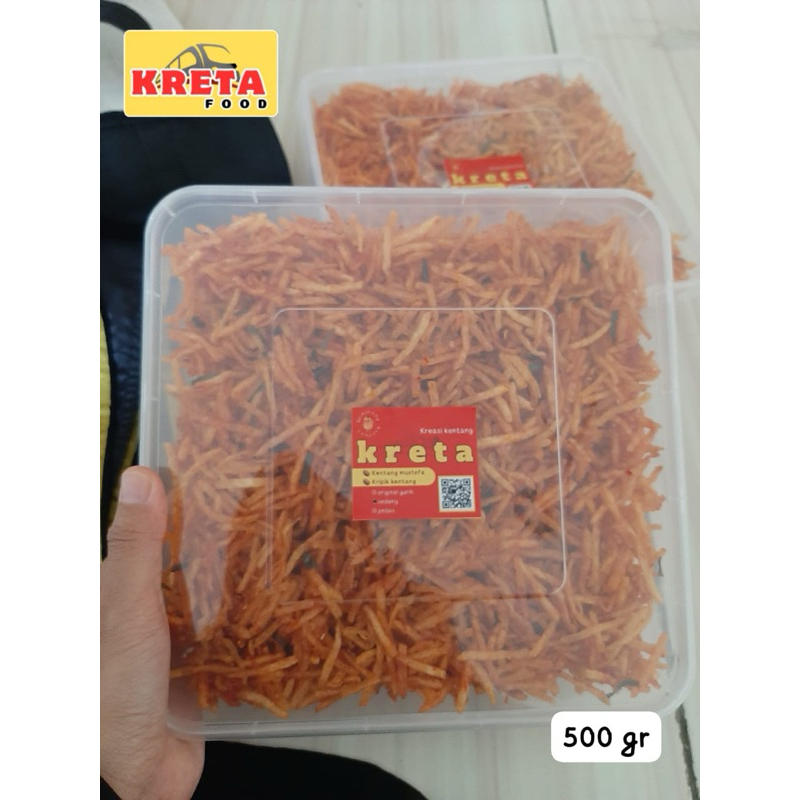 

Kentang Kering Mustofa Pedas Daun Jeruk 500gr Camilan Gurih