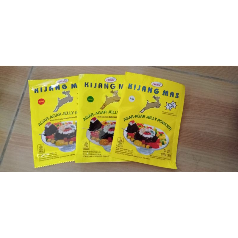 

Agar-agar jelly powder cap Kijang Mas