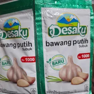 

bawang putih saset DESAKU 1 renceng isi 12