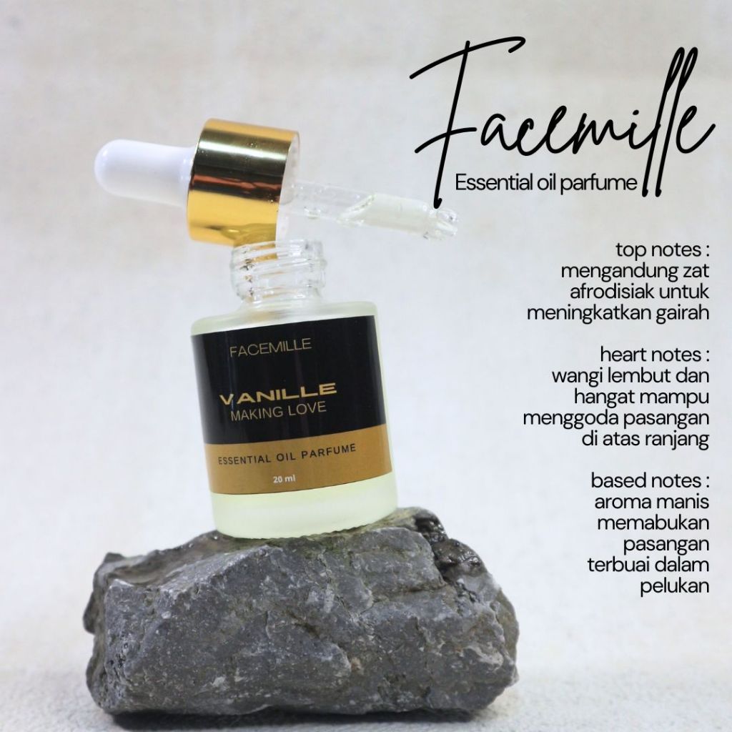 PARFUM FACEMILLE ESSENTIAL OIL PARFUM WANGI TAHAN LAMA ORIGINAL