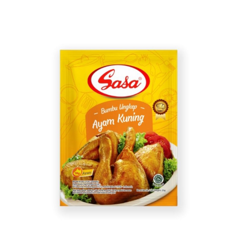 

Sasa Bumbu Ayam Kuning 25gr