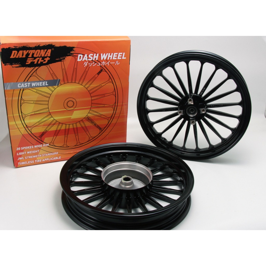 VELG DAYTONA RACING ORIGINAL VELG PALANG 20 185x14 & 215x14 VARIO 110 125 150 160 CBS BEAT SCOOPY GE