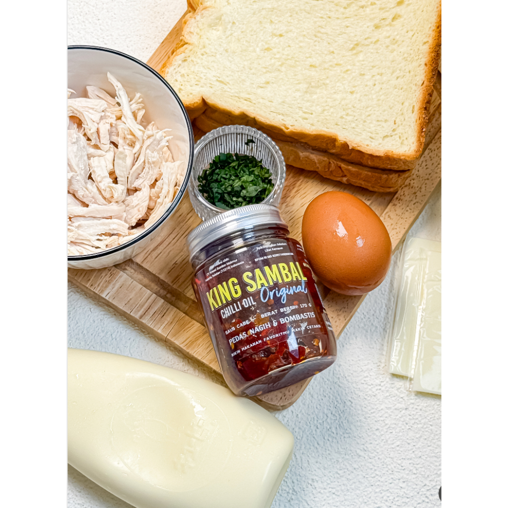 

RB Chilli Oil Halal ORIGINAL/KING SAMBAL/170gr/Sambal Premium/Sambal Bawang/Minyak Cabai/Saus Cabai