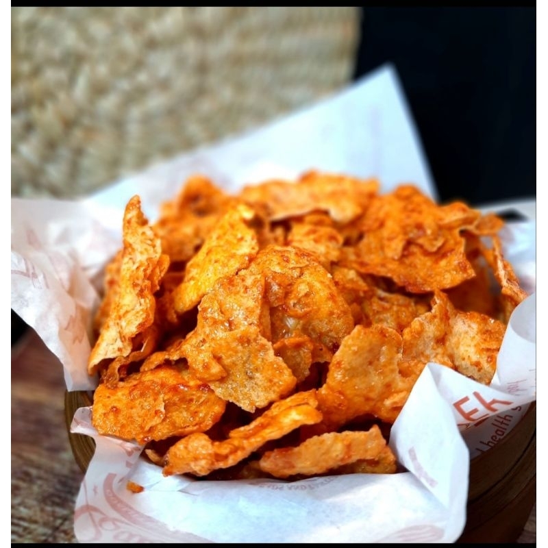 

emping tipis pedas/no pedas