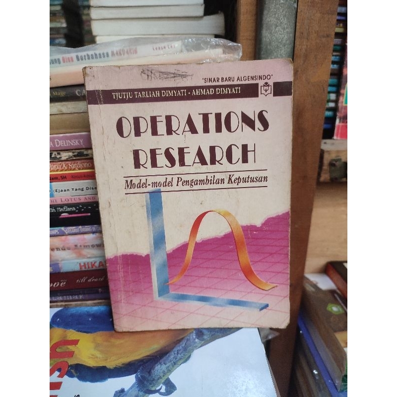 Operations research. buku bekas oleh Tjutju Tarliah Dimyati