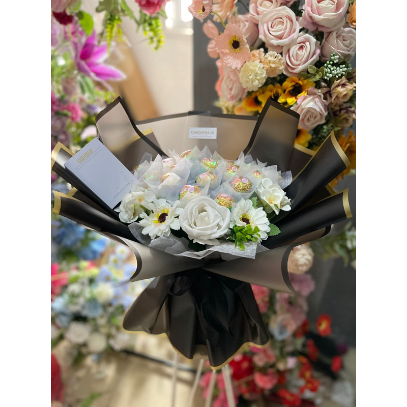 

[READY STOCK] INSTANT FERRERO ROCHER BOUQUET WISUDA | BOUQUET SNACK | BOUQUET ARTIFICIAL | BUKET ARTIFICIAL | BUKET KUPU KUPU | BUKET BUNGA | BUKET HOLOGRAM | MINI BOUQUET / PIPE BOUQUET | PIPECLEANER | HADIAH WISUDA | BUKET MURAH
