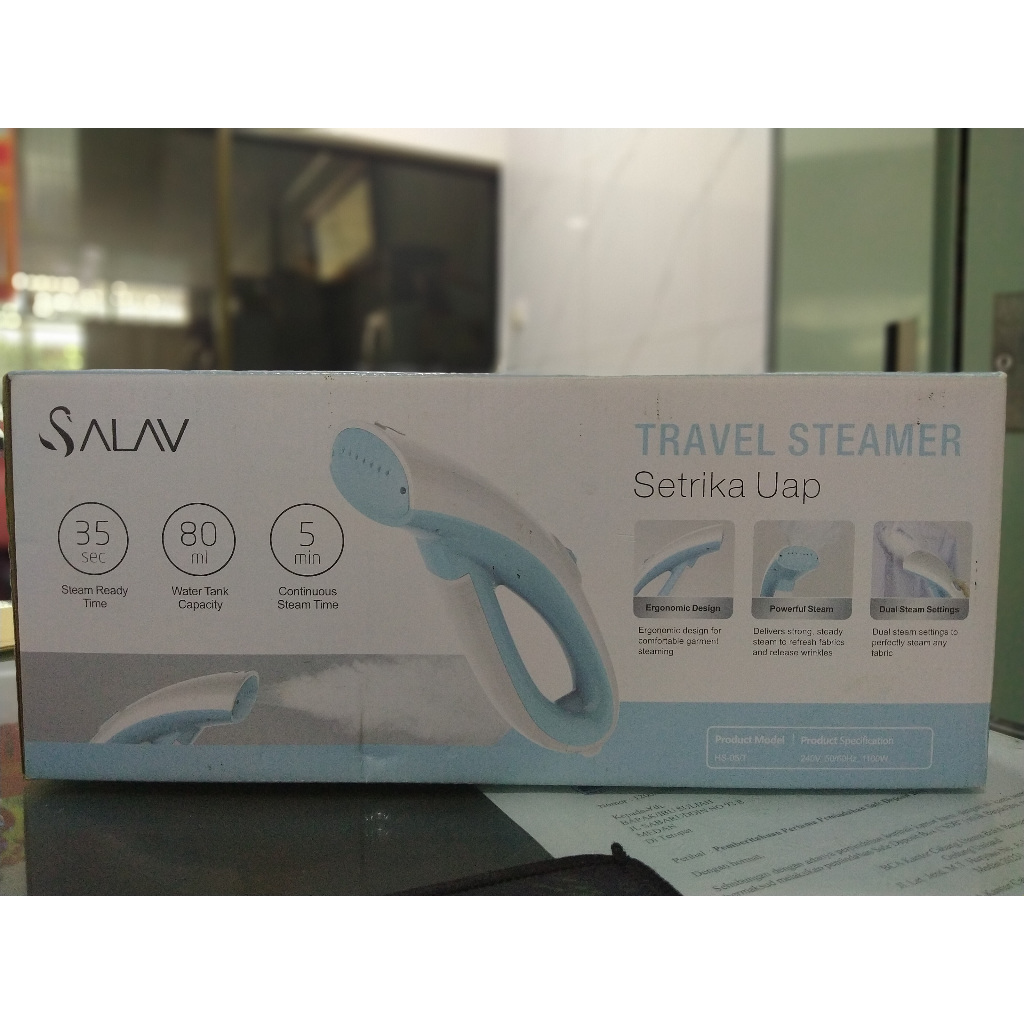 Salav steamer setrika uap mini 80ml