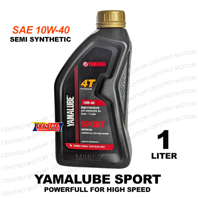 YAMALUBE SPORT 1Liter, OLI YAMALUBE SPORT,OLI MOTOR VIXION,R15,BYSON,XABRE