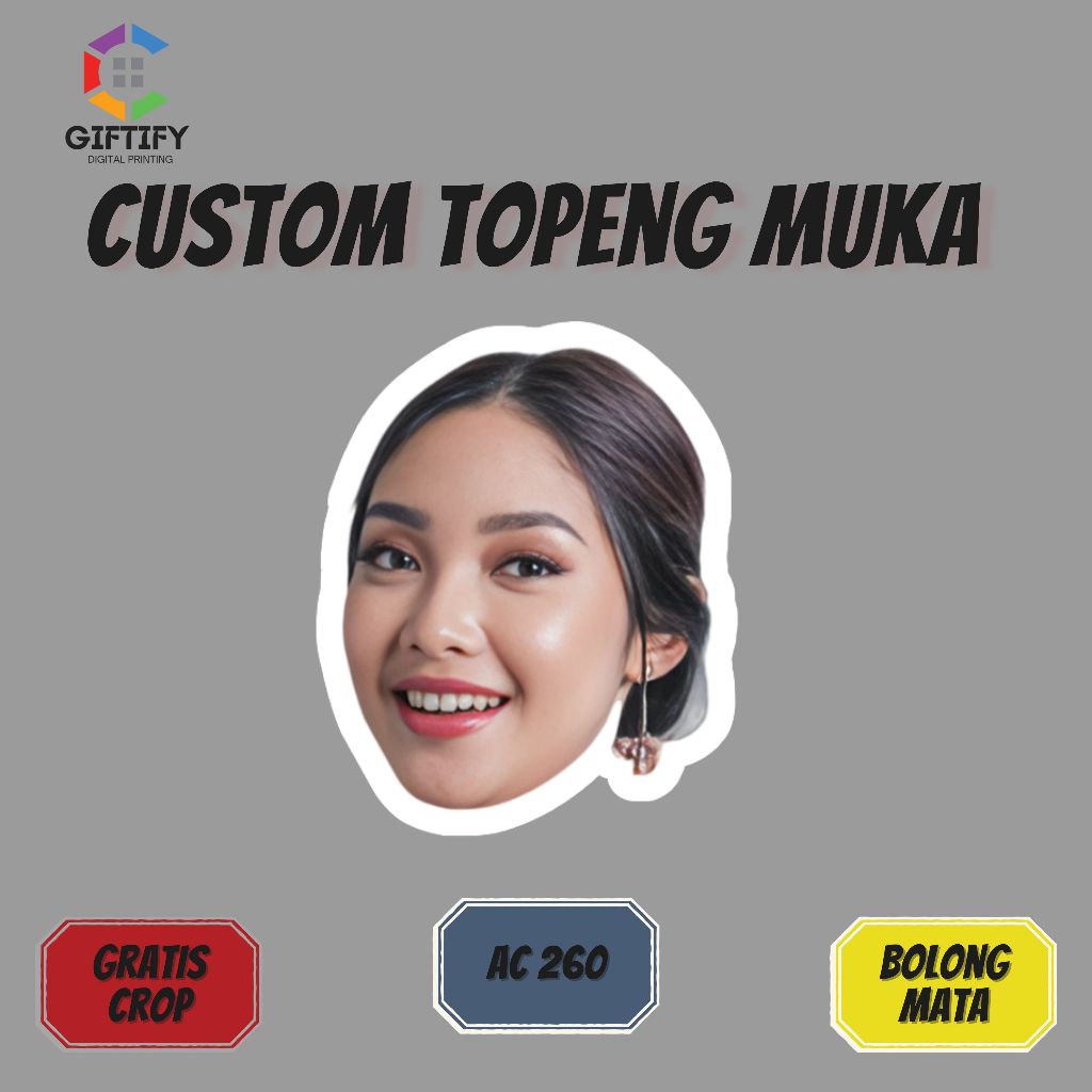Express Cetak Custom Topeng Wajah