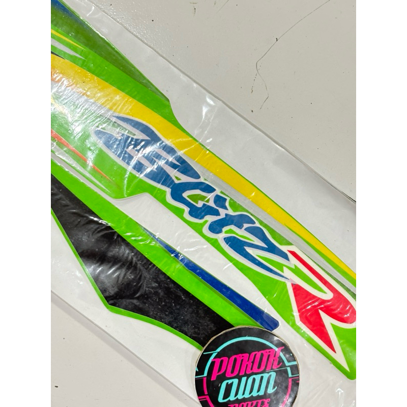 Striping Kawasaki Blitz R hijau CKD