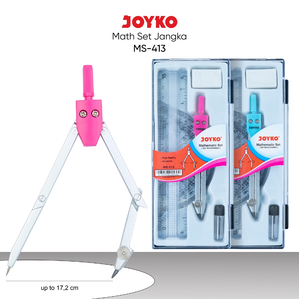 

JOYKO Mathematic Set Jangka Penggaris MS-413