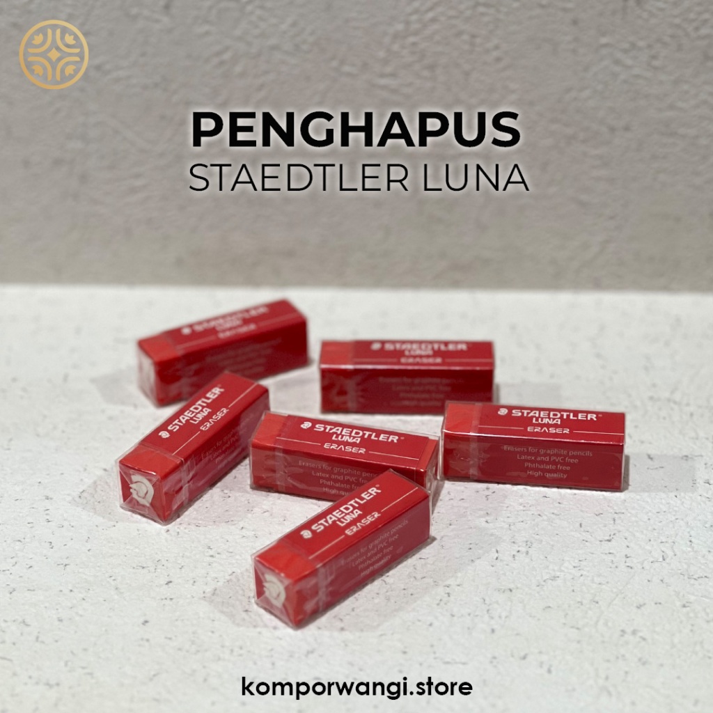 

Staedtler Luna Penghapus Pensil / Eraser Kecil Merah dan Hitam