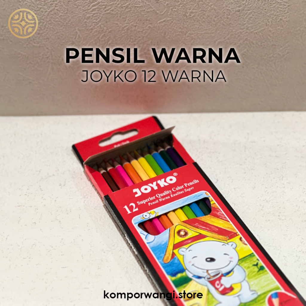 

Joyko Pensil Warna 24 Warna dan 12 Warna Panjang Superior Quality Color Pencils