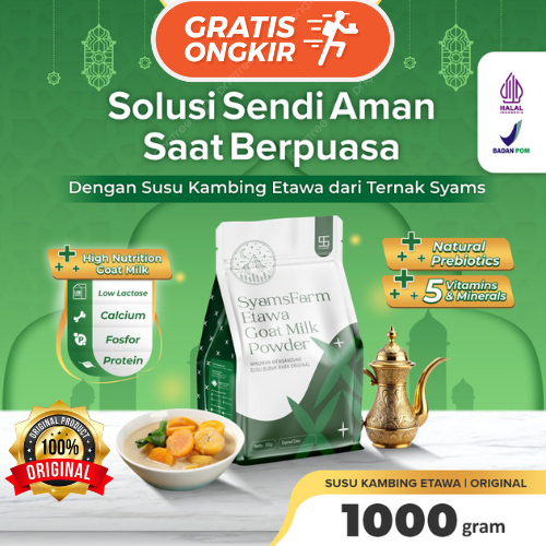 

susu kambing etawa ternak syams 1 kg termurah bisa cod