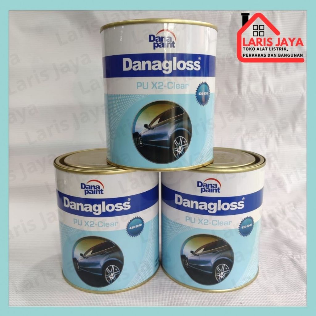 CAT DUCO DANAGLOSS CLEAR PU X2 + HARDENER 1 KG Clear Coat /Danagloss Pu X2 Clear DANA PAINT 1 L