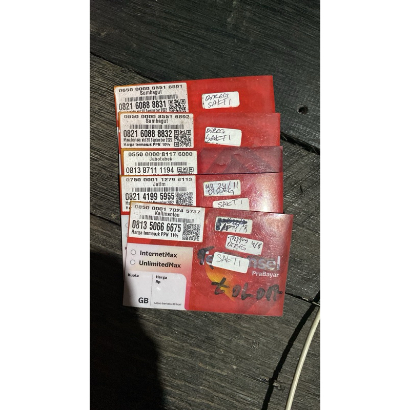 kartu telkomsel Nomor Bagus Sakti
