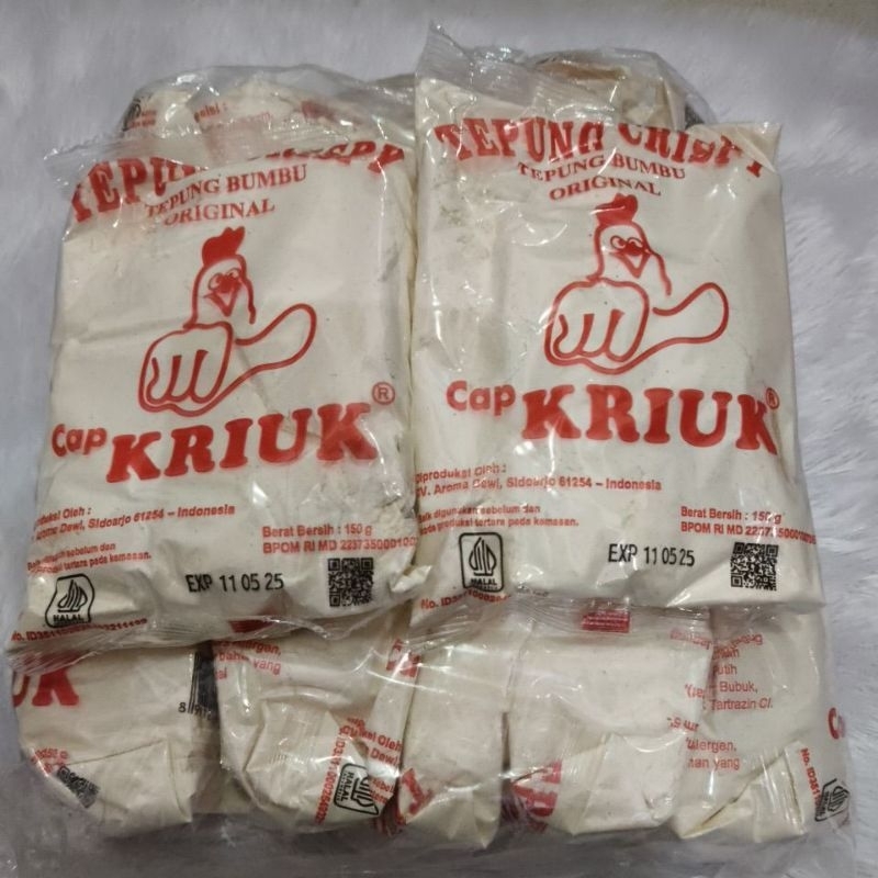 

Tepung bumbu cap kriuk 150gr Tepung Crispy serbaguna