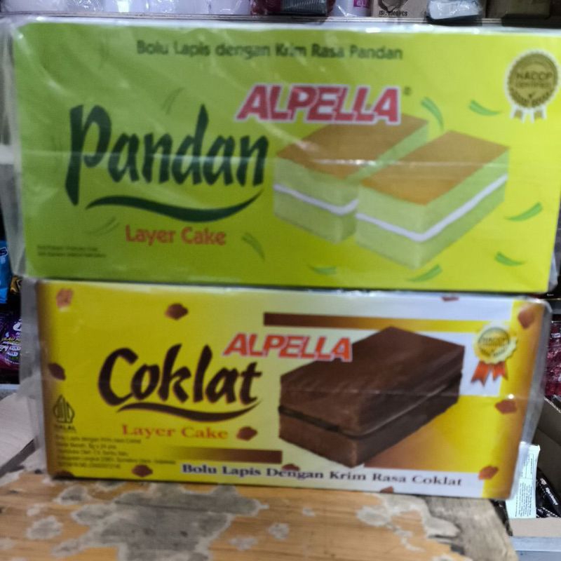

Bolu lapis apella pandan per pcs