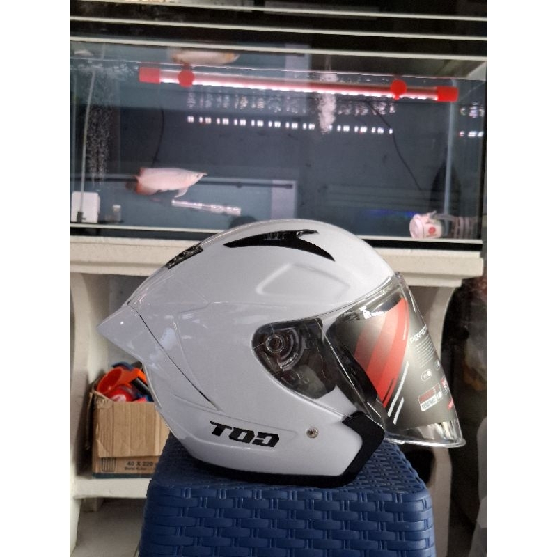 helm TOD Utimax half face pria wanita SNI