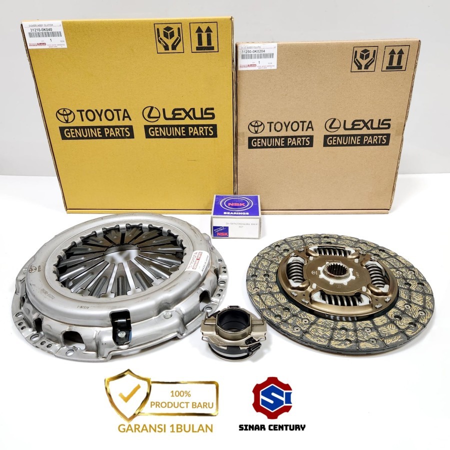 KOPLING SET FORTUNER DIESEL HILUX DIESEL ORI BARU SEMUA GARANSI 1BULAN