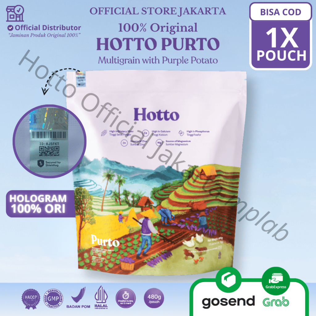 

Hotto Purto Official Shop Minuman Multigrain Original 100% BPOM & HALAL