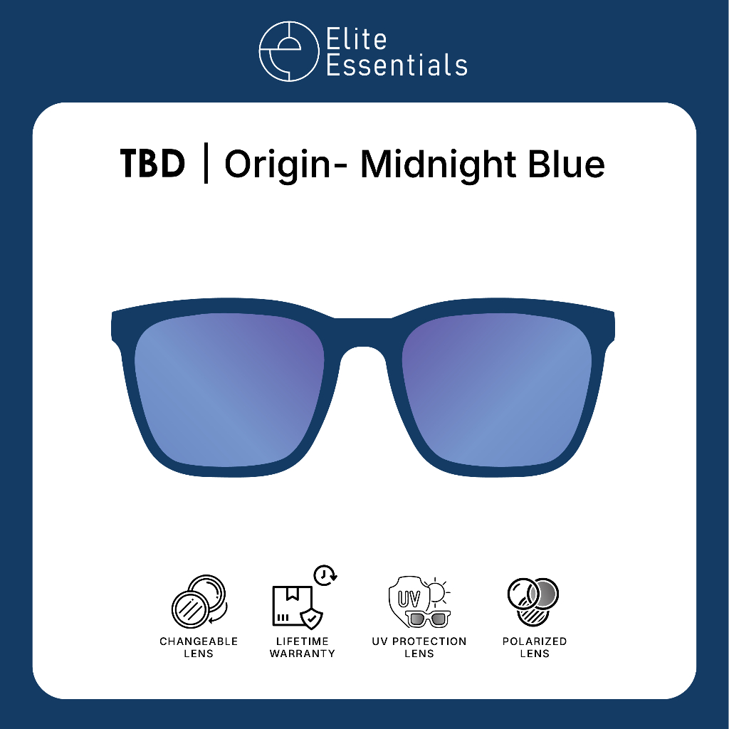 TBD Eyewear Origin Series - Midnight Blue