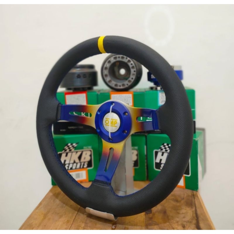 Stir Mobil Racing sport • Setir OMP Universal model Pelangi