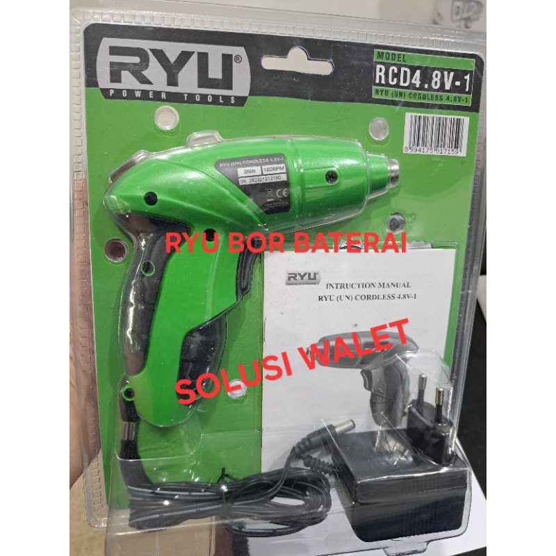 RYU - Cordless Drill RCD 48V-1 Bor Baterai