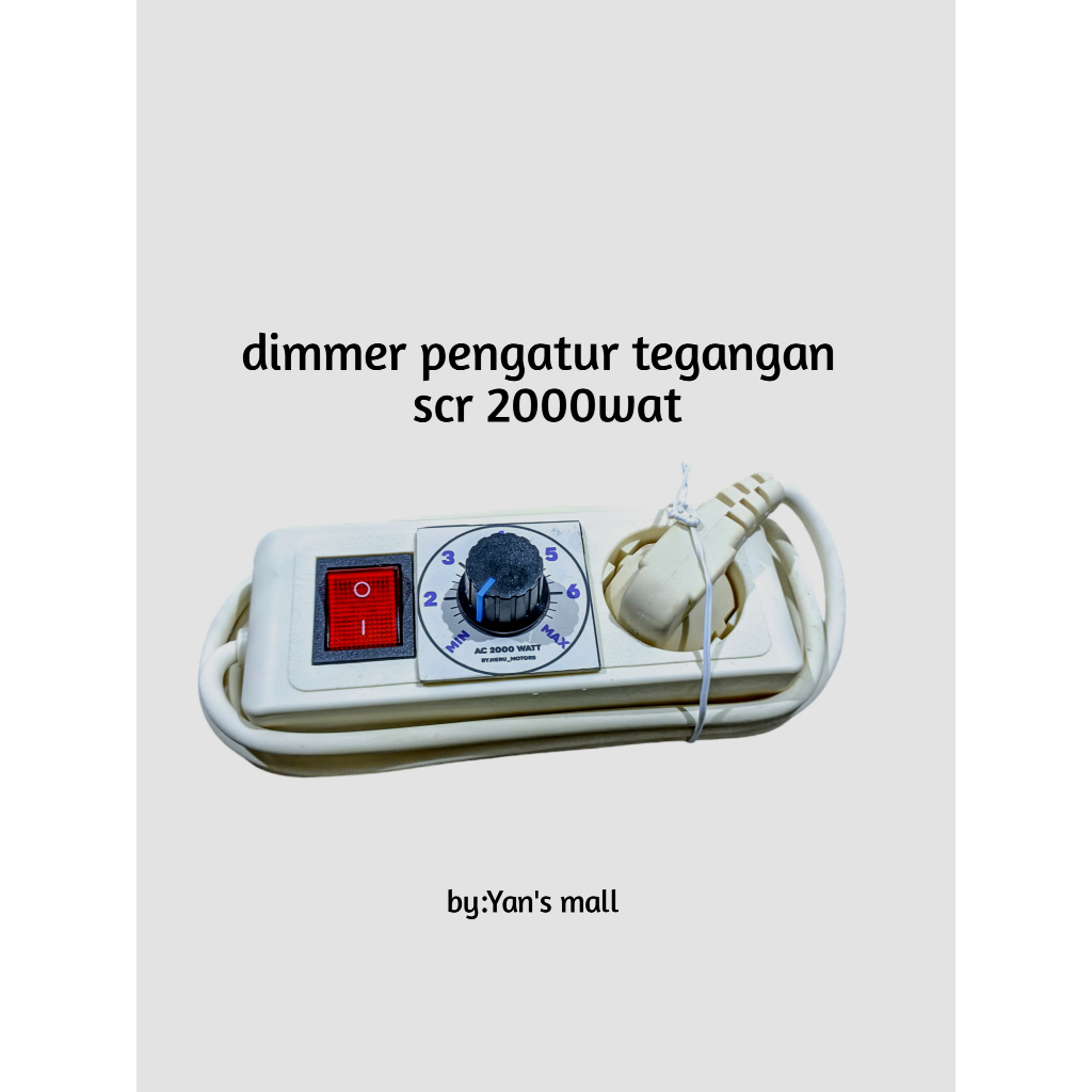 DIMMER 2000 WAT DIMMER 2K DIMMER AC DC 220V DIMER 2000 WAT PENGATUR KECEPATAN AC DC DIMMER LED