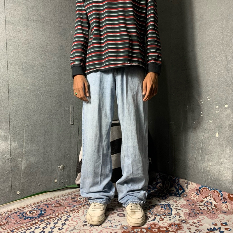 LIGHT BLUE JEANS SPAO BAGGY FIT SECOND ORIGINAL