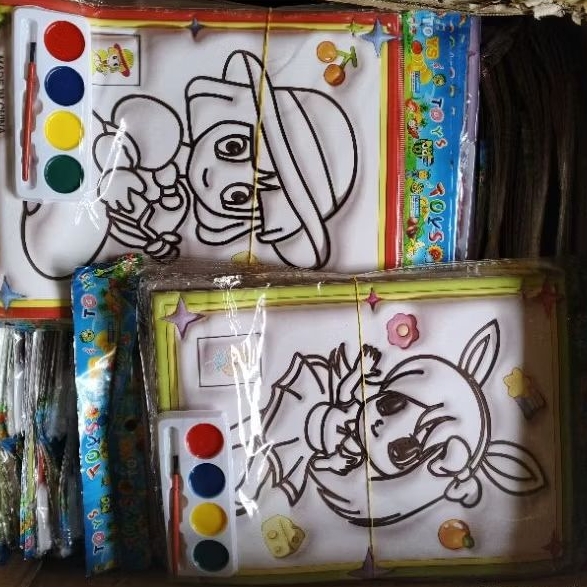 

MAINAN MEWARNAI CAT AIR JUMBO | BERISI 10PCS